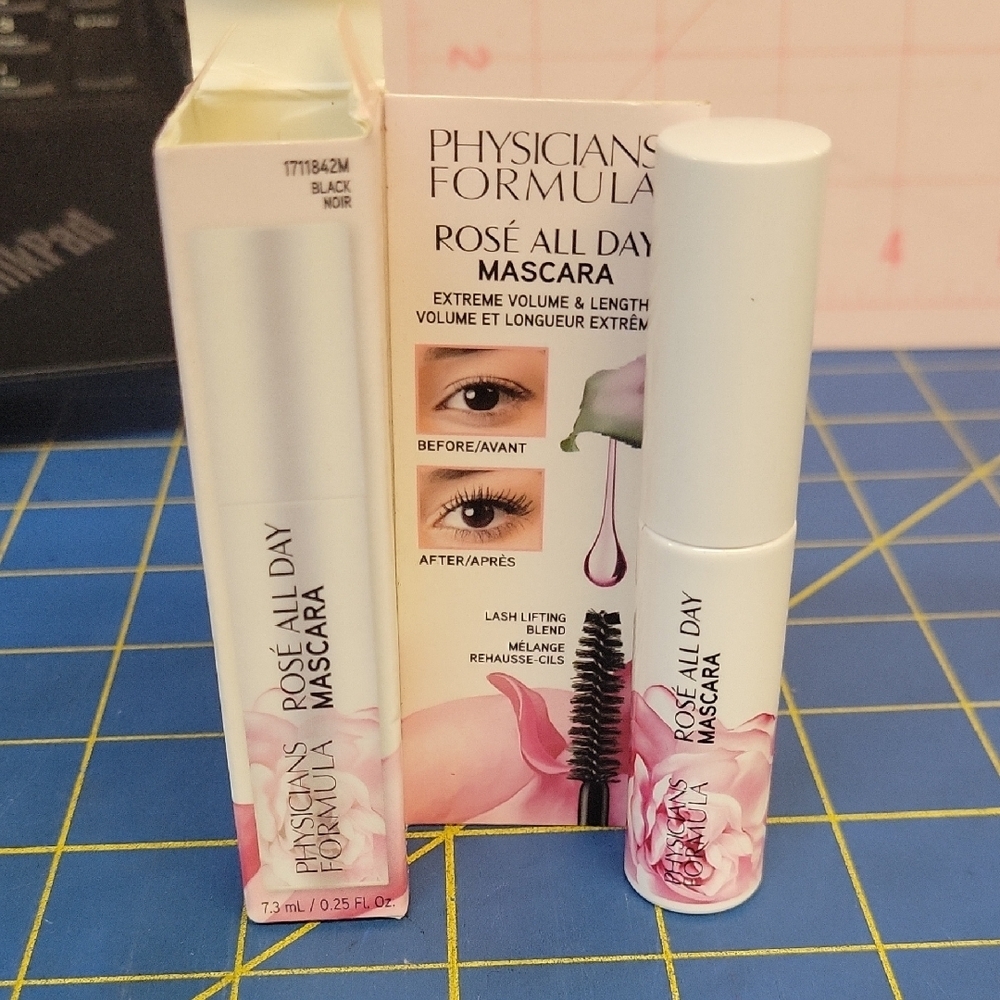 Physicians Formula Rosé All Day Mascara - Black 7.3ml New in Box